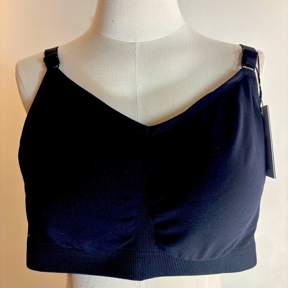 KNIX Sz XXXL+ Good to Go Removable Pads Adjustable Straps Seamless Bra NEW